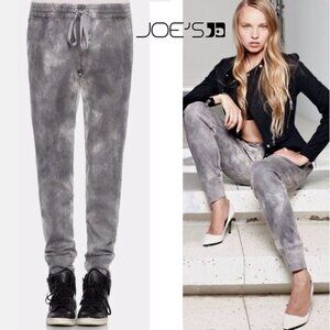 Joe’s Jeans Off Duty Groove Slim Jogger Mid Rise Stretch Pant Distressed Cobra S